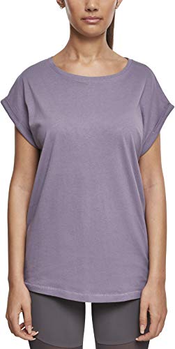 Urban Classics Ladies Extended Shoulder tee Camiseta, Morado (Dusty Purple 02249), S para Mujer