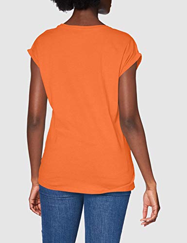 Urban Classics Ladies Extended Shoulder tee Camiseta, Naranja (Rust Orange 1150), L para Mujer