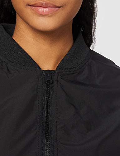 Urban Classics Ladies Light Bomber Jacket - Chaqueta Mujer, color Negro (Black 7), talla 42 (Talla del fabricante: XL)