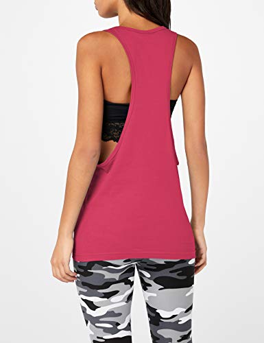 Urban Classics Ladies Loose Tanktop Camiseta de Deporte, Rosa (Fuchsia), Small (Talla del Fabricante: Small) para Mujer