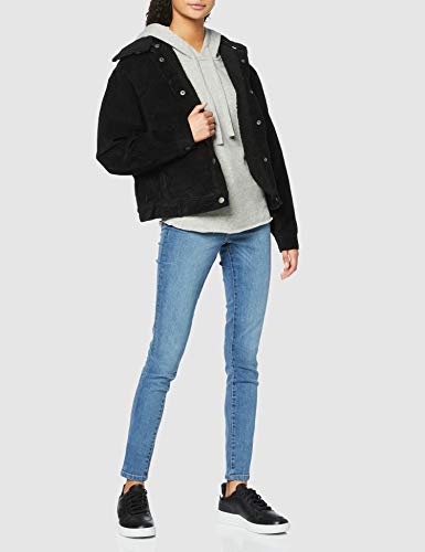 Urban Classics Ladies Oversized Corduroy Sherpa Jacket Chaqueta vaquera, Negro (Black/Black 00825), 4XL para Mujer