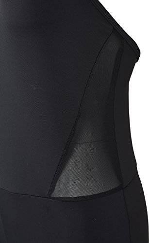Urban Classics Ladies Tech Mesh Jumpsuit Mono Largo, Negro (Black 00007), XL para Mujer