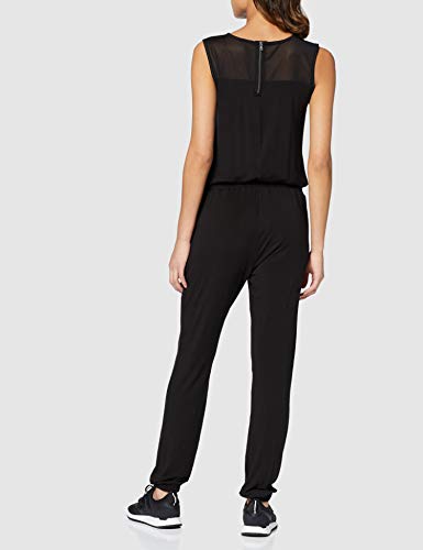 Urban Classics Ladies Tech Mesh Long Jumpsuit Mono Largo, Negro (Black 7), XL para Mujer