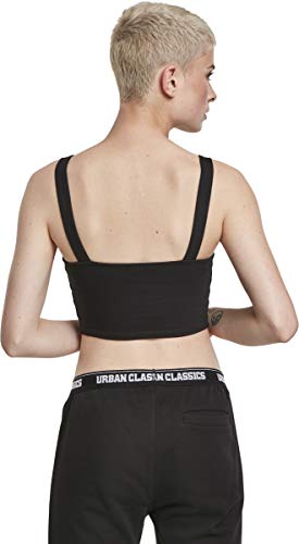 Urban Classics Oberteil Ladies Cropped Top Camiseta, Black, XXL para Mujer