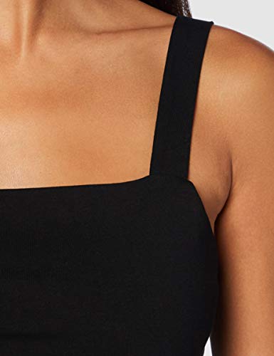 Urban Classics Oberteil Ladies Cropped Top Camiseta, Black, XXL para Mujer