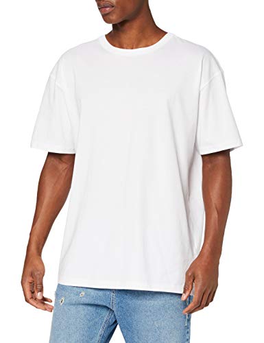 Urban Classics Oversized tee Camiseta, Blanco, XL para Hombre