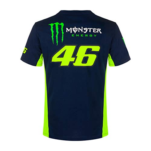 Valentino Rossi Colección Monster Dual - Camiseta para Hombre, Hombre, Camiseta, TSHIRTCMDMB, Turquesa, X-Large