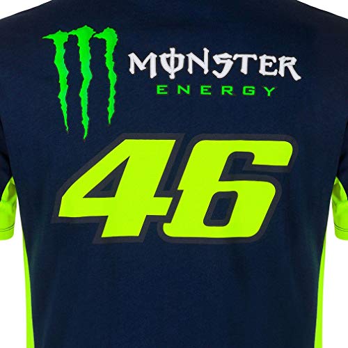 Valentino Rossi Colección Monster Dual - Camiseta para Hombre, Hombre, Camiseta, TSHIRTCMDMB, Turquesa, X-Large