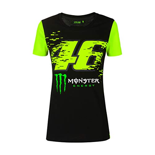 Valentino Rossi – Monster Dual, Camiseta, Camiseta, TSHIRTCMDWB, Negro, X-Large