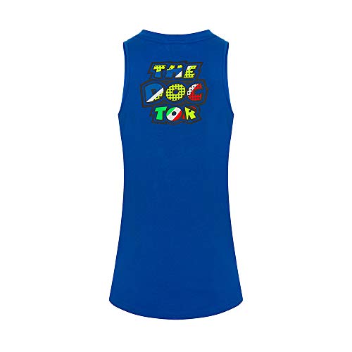 Valentino Rossi Pop Art, Camiseta Mujer, Turquesa, M