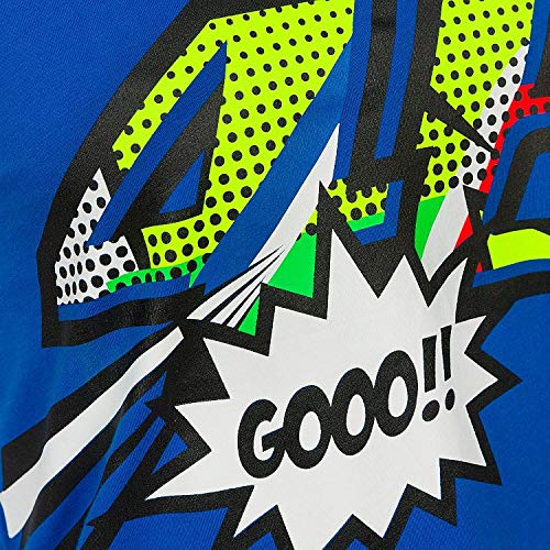 Valentino Rossi Pop Art, Camiseta Mujer, Turquesa, M