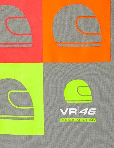 Valentino Rossi Riders Academy, Tshirt Hombre, Gris Oscuro, L