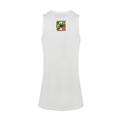 Valentino Rossi Stripes, Camiseta Mujer, Blanco, M