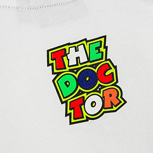 Valentino Rossi Stripes, Camiseta Mujer, Blanco, M