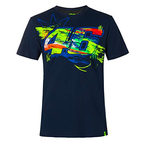 Valentino Rossi Vr46 Classic - Camiseta, Camiseta, TSHIRTVR46MBL1, Bleu, S
