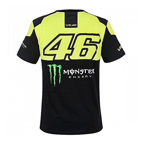 Valentino Rossi VR46 Moto GP Monster Energy Replica Camiseta Oficial 2018