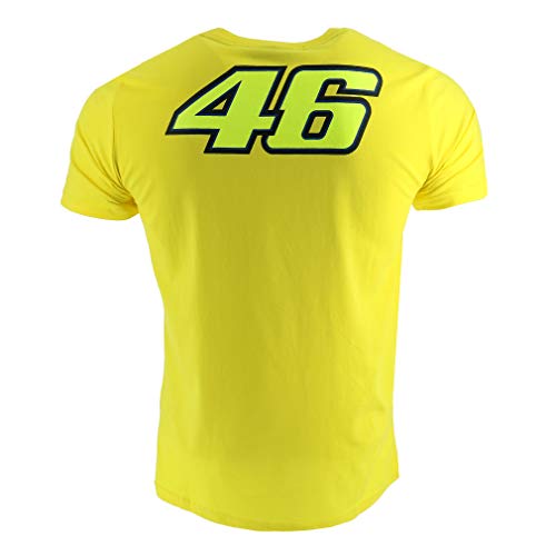 Valentino Rossi VR46 Moto GP The Doctor Amarillo Camiseta Oficial 2018