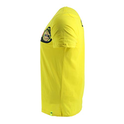 Valentino Rossi VR46 Moto GP The Doctor Amarillo Camiseta Oficial 2018