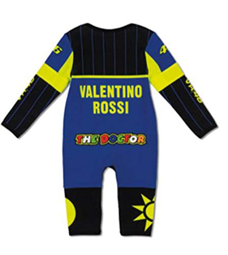 Valentino Rossi VRKOA363409002, Onesie Responder Bebé Unisex, Azul Royal, 24 Mesi