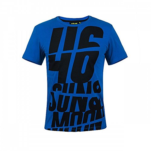 Valentino Rossi VRMTS324316NF006 - Camiseta para Hombre, Azul, XXL