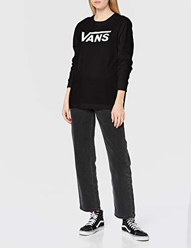 Vans Flying V Classic LS BF Camisa Manga Larga, Negro (Black Blk), 36 (Talla del Fabricante: Small) para Mujer