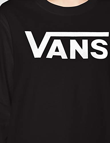 Vans Flying V Classic LS BF Camisa Manga Larga, Negro (Black Blk), 36 (Talla del Fabricante: Small) para Mujer