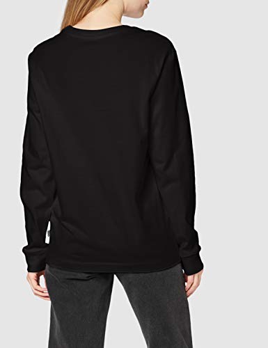 Vans Flying V Classic LS BF Camisa Manga Larga, Negro (Black Blk), 36 (Talla del Fabricante: Small) para Mujer