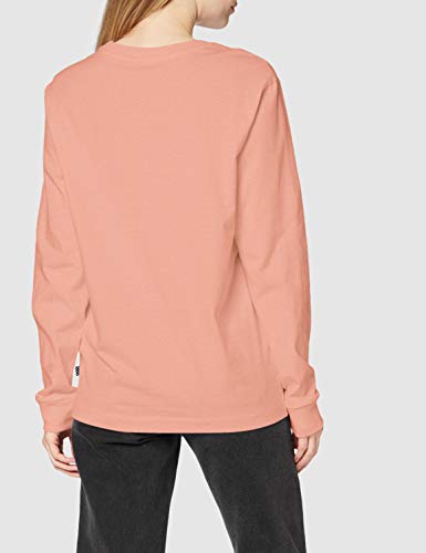 Vans Flying V Classic LS BF Camiseta, Rosa amanecer, XS para Mujer