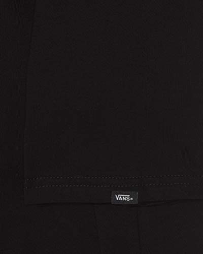 Vans Left Chest Logo tee Camiseta, Negro (Black White Grey Melange), XX-Large para Hombre