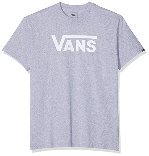 Vans MN Classic Camiseta, Gris (Athletic Heather-White 1rq), Medium para Hombre