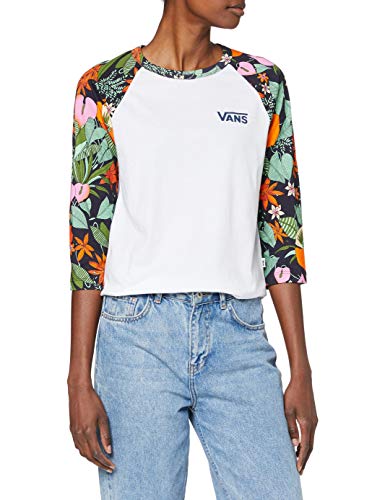 Vans Nursery Camiseta, Multicolor (White/Multi TRO Vbm), 34 (Talla del Fabricante: X-Small) para Mujer