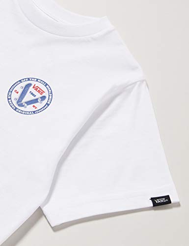 Vans Old Skool V Kids Camiseta, Blanco (White Wht), 4-5 años (Talla del Fabricante: 4) para Bebés
