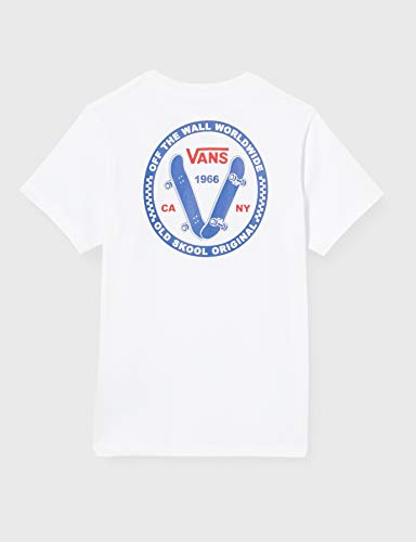 Vans Old Skool V Kids Camiseta, Blanco (White Wht), 4-5 años (Talla del Fabricante: 4) para Bebés