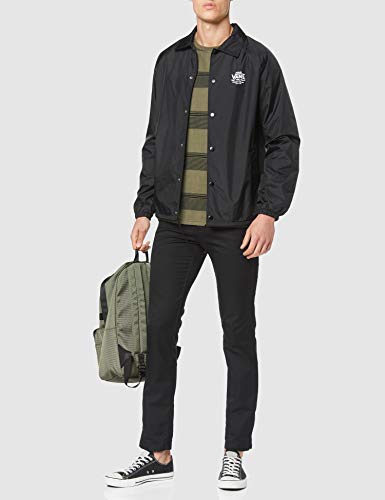 Vans Torrey Chaqueta, Negro (Black/White), Large para Hombre