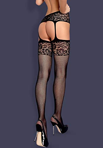 varios/otros Obsessive S500 Conjunto de lencería, Mujer, Negro (Negro 001), 40 (Tamaño del fabricante:40)