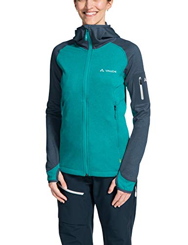 VAUDE Chaqueta de forro polar para mujer., Mujer, Chaqueta, 41784, Riviera, 34