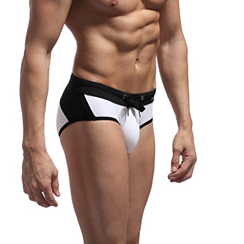 Vectry Bañadores de Natación Pantalones Cortos de Los Hombres de Secado Rápido Playa Surf Pantalones Cortos de Natación Traje de Baño Hombre Traje de Baño Hombre Bañadores Hombre Baratos Blanco