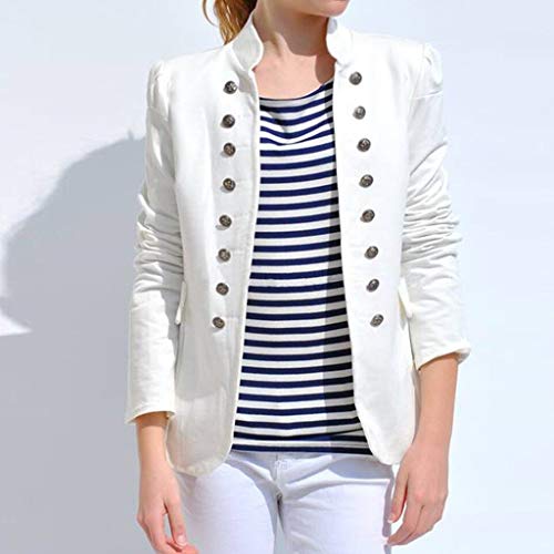 Vectry Blazer De Mujer Rebecas De Punto Parka Negra Mujer Chaquetas Invierno Mujer Chaqueton Marinero Mujer Camiseta Blanca Basica Mujer Cazadora Negra Mujer Camisa