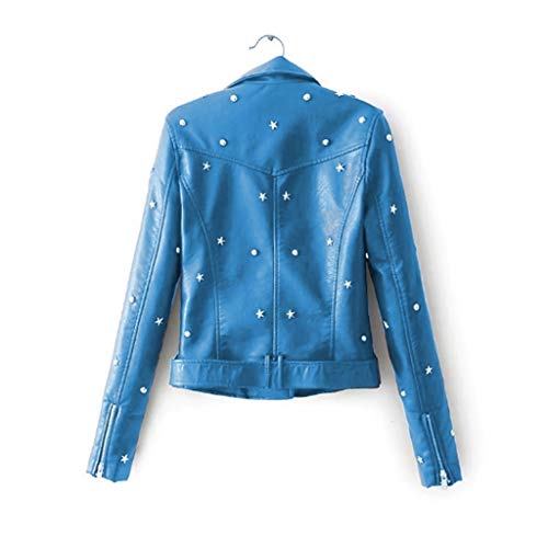 Vectry Mujer Blusas Blancas Bordadas Abrigos para Mujer Jersey Largo Mujer Chaquetas De Cuero Mujer Parka Ropa Rockera Mujer Abrigo Marinero Mujer Chaquetas De Chandal Mujer