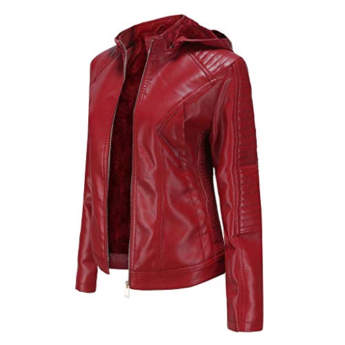 Vectry Mujer Camisas Blancas De Mujer Moda Gotica Jersey Rojo Mujer Trajes De Chaqueta Mujer para Boda Camisas De Seda Abrigos De Peluche Chaquetas De Pelo Sintetico Abrigos