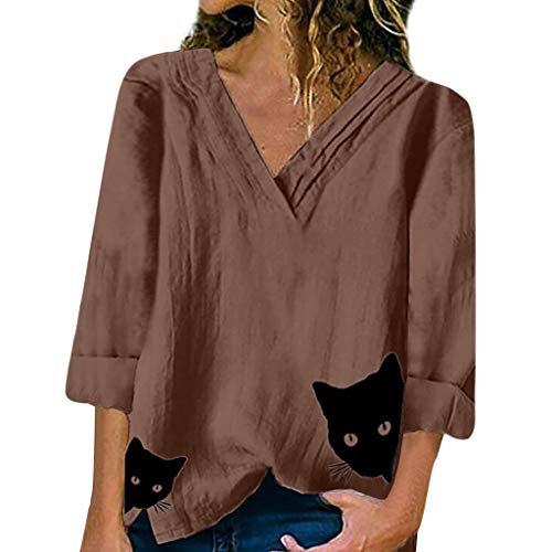 Vectry Mujer Camisas Hawaianas Mujer Ropa Barata De Mujer Verano Blusa Medieval Mujer Bluson Largo Mujer Blusa Negra Mujer Blusa Blanca Mujer Medieval Camisa Mujer Verano
