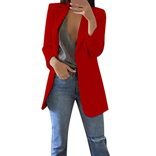 Vectry Mujer Jersey Punto Mujer Parka Negra Bomber Roja Cardigan Rojo Mujer Sweater Mujer Chaqueta Roja Mujer Abrigos Mujer Baratos Trenca Mujer Chaquetones Mujer Americana Blanca