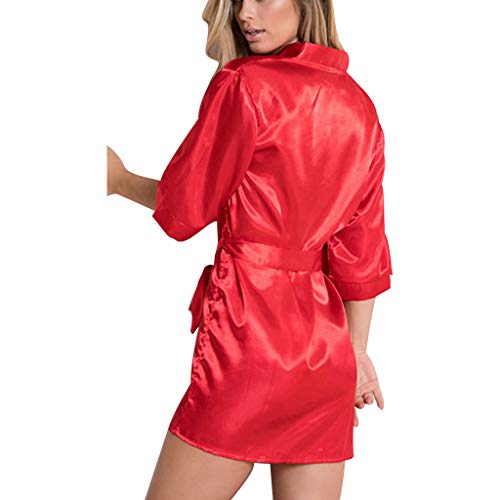 Vectry Pijama Entero Mujer Pijamas De Mujer Sexy Conjunto De Pijama Mujer Camisones Sexys Mujer Combinación Mujer Ropa Interior Lenceria Sexy Mujer Pijamas Rojo