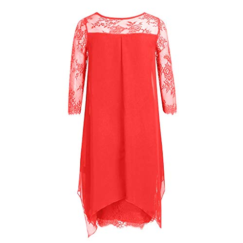 Vectry Vestido Recto para Mujer Gordita Vestidos Azul Turquesa Mujer Vestidos De Mujer para IR De Boda Vestidos De Mujer Verano XXXXXL