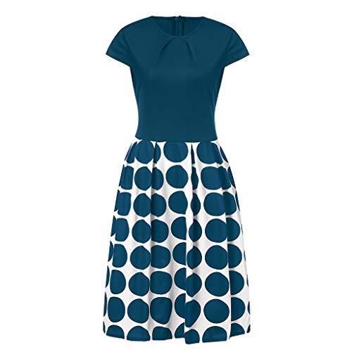 Vectry Vestidos Baratos Vestidos Mujer Casual Verano Vestidos Sexys Y Elegantes Moda Mujer 2019 Rebajas Vestidos Vestidos De Mujer Verano Vestidos De Fiesta para Comuniones Vestidos (_Azul, S)