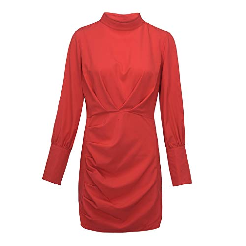 Vectry Vestidos Coctel Vestidos Casuales Sueltos para Mujer Vestidos Elegantes para Niña Moda Mujer 2019 Rebajas Vestidos Vestidos Cortos Verano 2019 Vestidos para Playa Mujer Vestidos Rojo