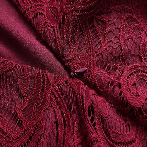 Vectry Vestidos con Encaje Vestidos Largos Elegantes Vestidos Mujer Casual Vestidos para Bodas Vestidos De Coctel Cortos para Bodas Vestido Midi Fiesta