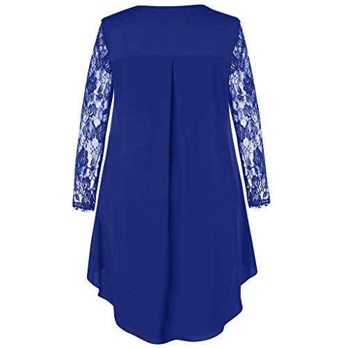 Vectry Vestidos Elegantes Mujer Vestidos Mujer Vestidos Largo De Elegante Vestidos Casual De Mujer Primavera Vestidos Fiesta Coctel Vestidos Playa Mujer (-Azul, XXXXXL)