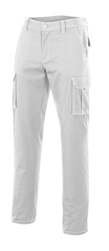 Velilla 103001/C7/T48 Pantalón multibolsillos, Blanco, 48