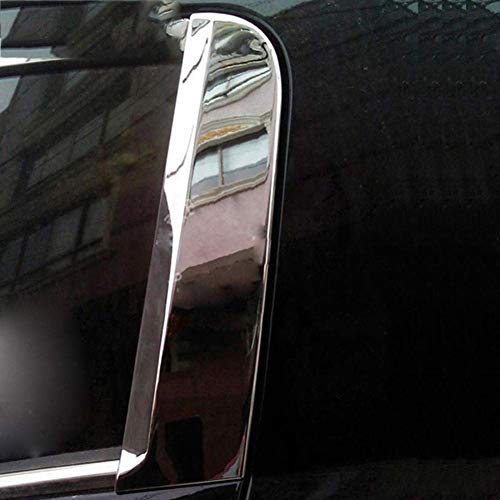 Ventana trasera triángulo lateral decorativo cubierta Trim ventana decoración, para Kia Sportage 2015 2014 2013 2012 2011 (plata)